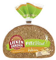 Lieken Urkorn Brot Fit und Vital Weizen 500 g Packung